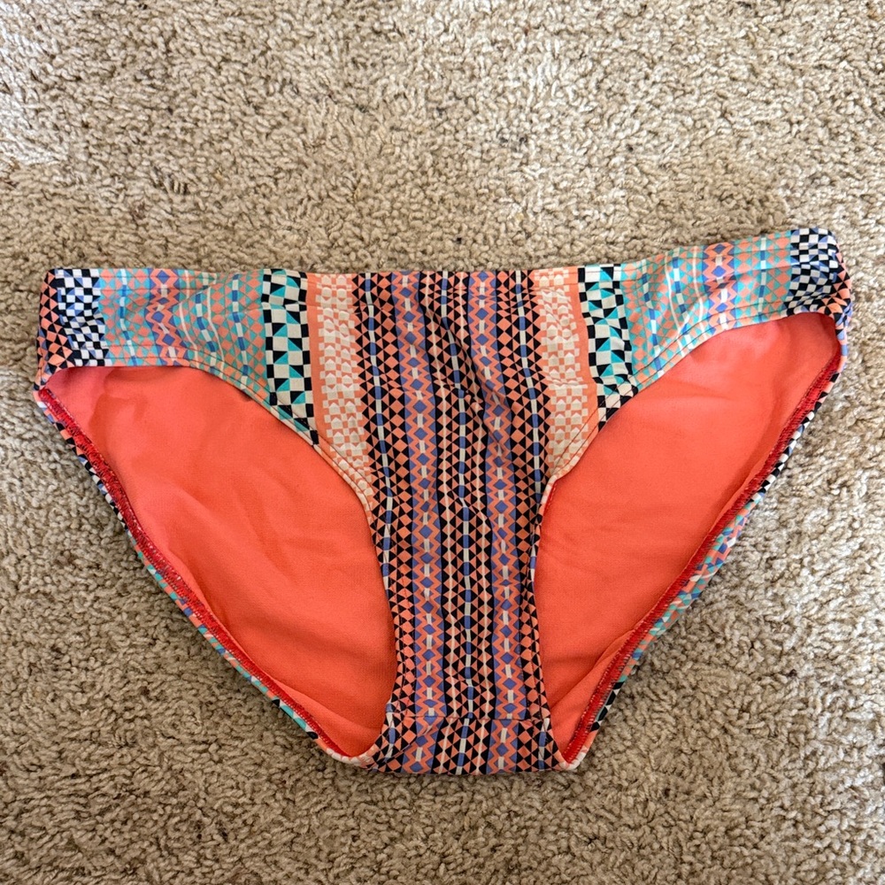 Sea-inspired Coral Swim bottom with Subtle Logo
